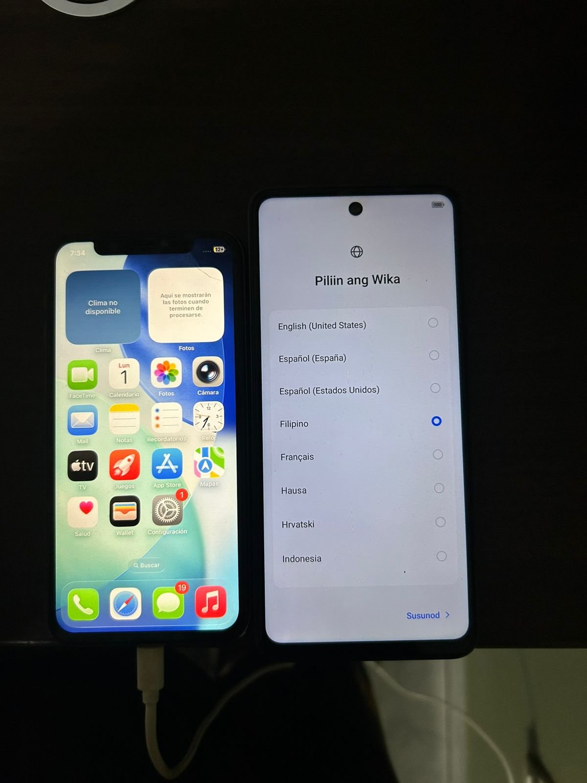 iPhone 11 Pro + Tecno 2025 nuevo